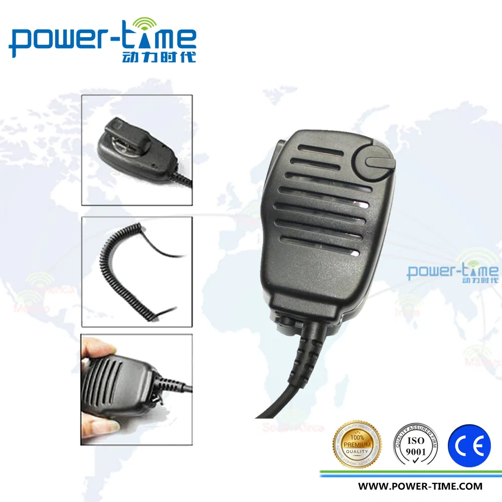 Portable Walkie Talkie Speaker Microphone with Volume Button