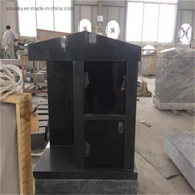 Wholesale Black Granite Custom Shape Headstone From China