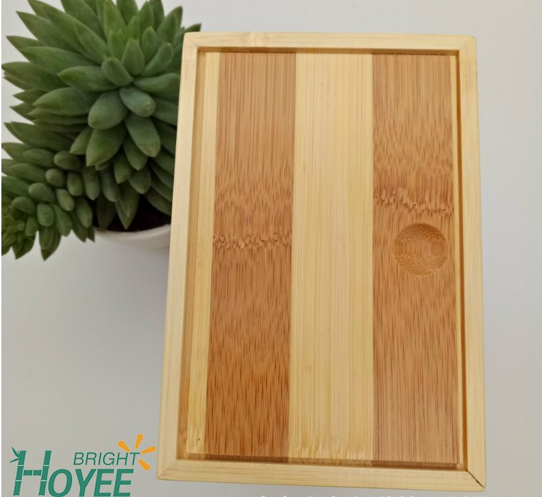 Colourful Rectangle Bamboo Tissue Box