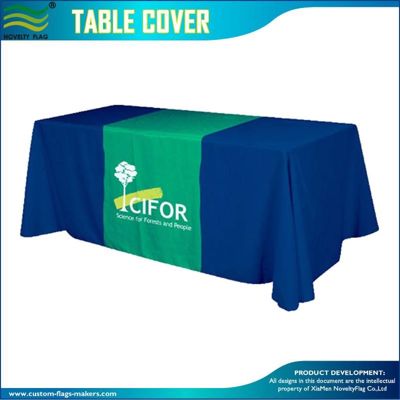 Custom Advertising Trade Show Event Table Cloth Runner