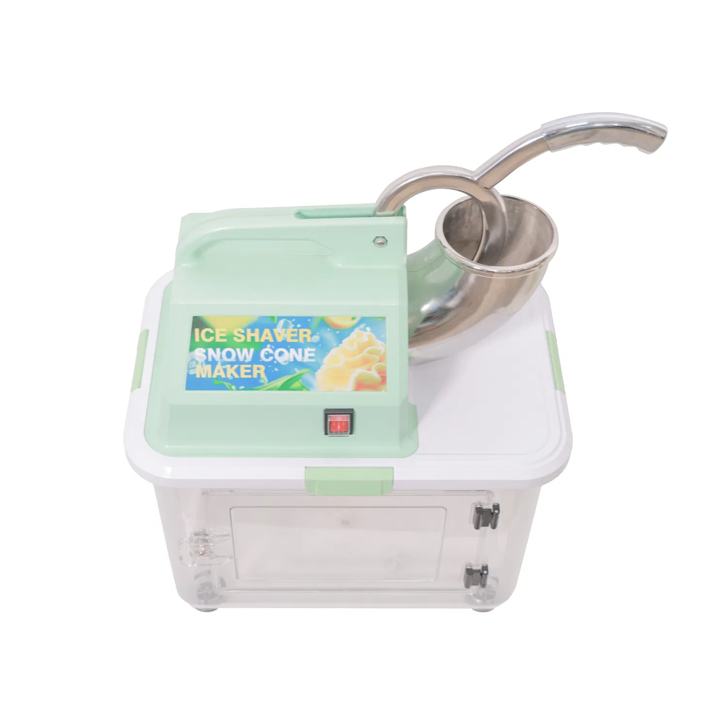 350W Electric Snow Cone Machine Ice Crusher Slush Machine Smoothies