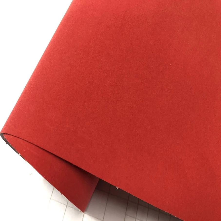 PVC Self Adhesive Foil Flocking Adhesive Plastic Film Rolls Contact Paper Velvet Film Gift and Floral Wrapping Films with Good Price
