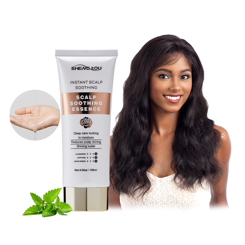 Customized Private Label Peppermint Oil Relieve Scalp Caring Products Itching Smoothing Essence Hair Care Serum