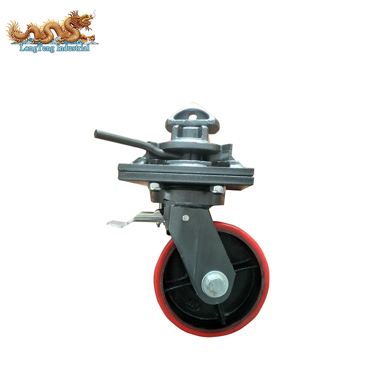 Easy Lock 3 Ton 5 Ton ISO Shipping Container Caster Wheel