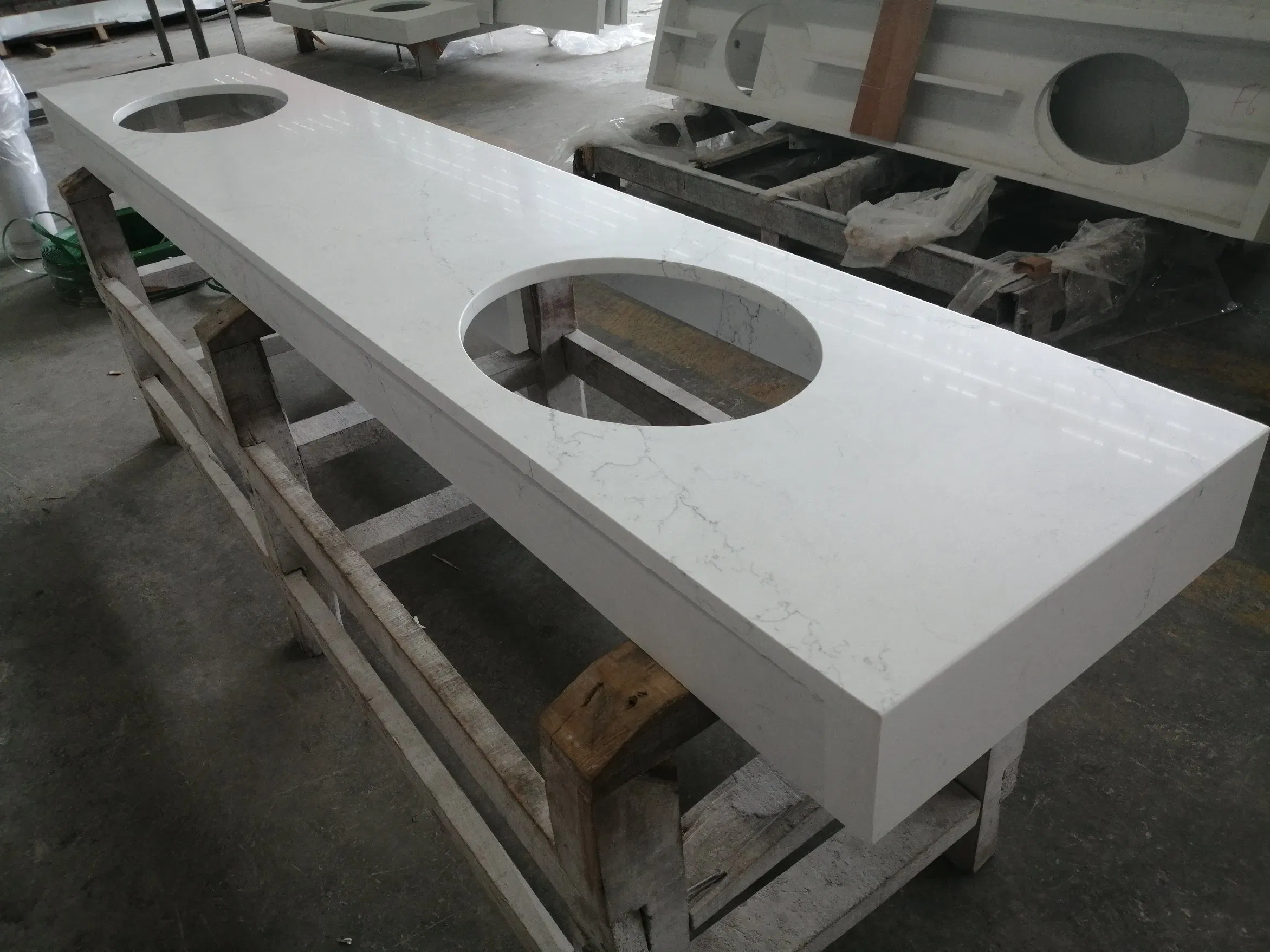 Zero Silica Quartz Engineered Stone for Safe, High-Quality Kitchen Benchtops & Interior Designs Solid Surface Countertops & Vanity Top