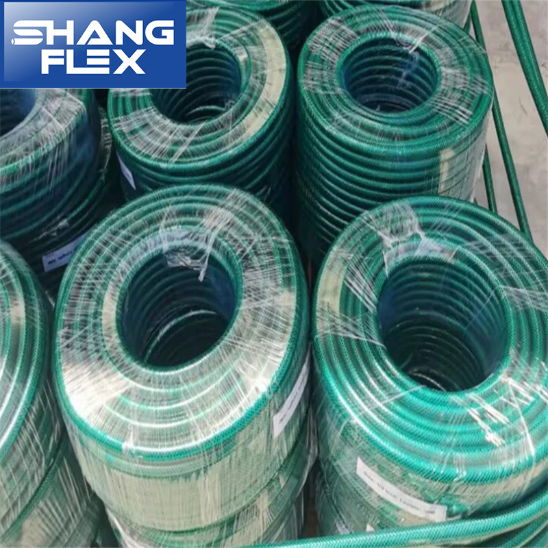 50m 100m Anti-UV PVC Heavy Duty Knitted Garden Hose for Irrigation System