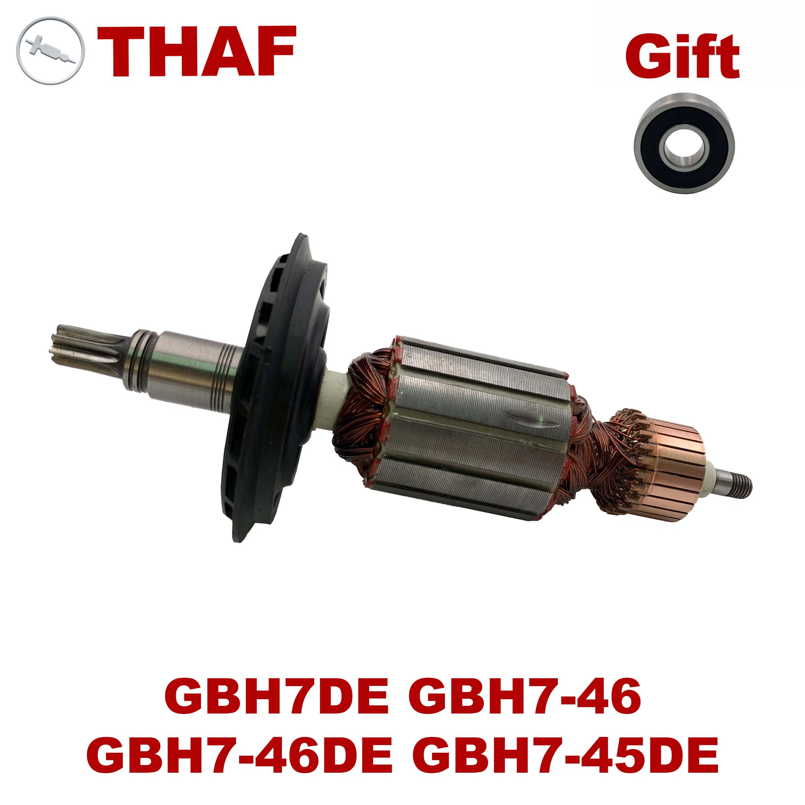 Armature Rotor Anchor Replacement for Rotary Hammer Gbh7de Gbh7-46 Gbh7-46de Gbh7-45de