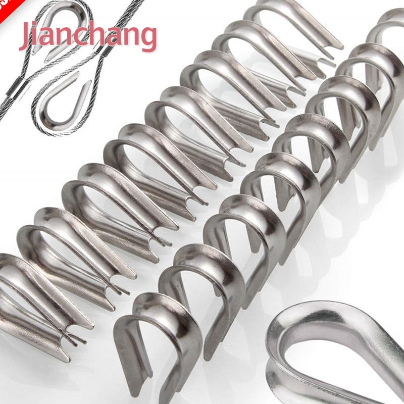 Galvanized Stainless Wire Rope Thimbles for 3mm Electric Wire Rope Cable
