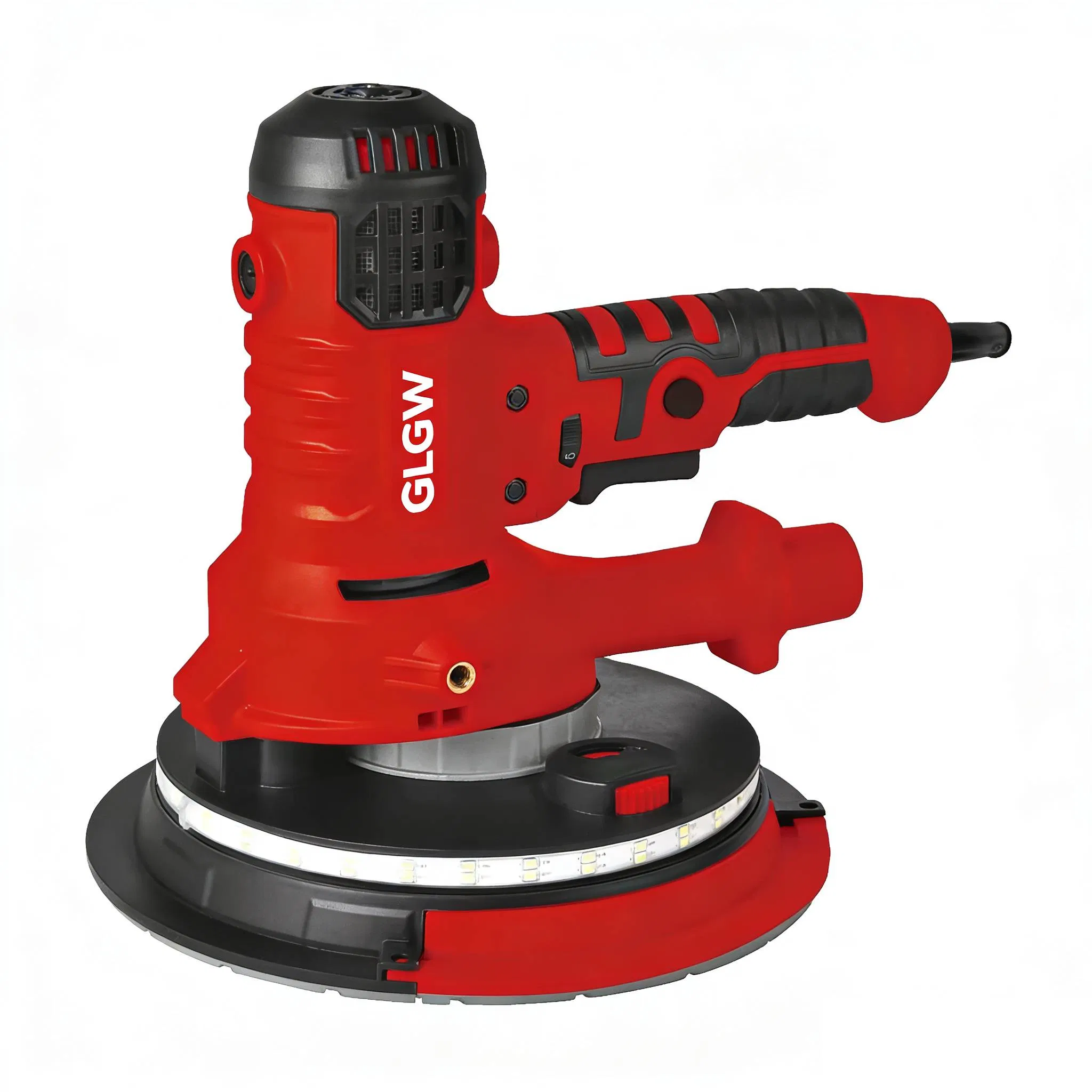 Glgw Glgw 850W Electric Portable Orbital Wall Sander with Long Handle Industrial DIY Grade Drywall Detailing