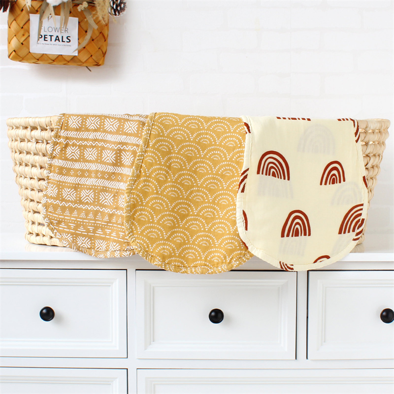Cotton Terry Cloth Infants & Toddlers Bibs Newborn White Printable Blanks Sublimation Baby Burp Cloth