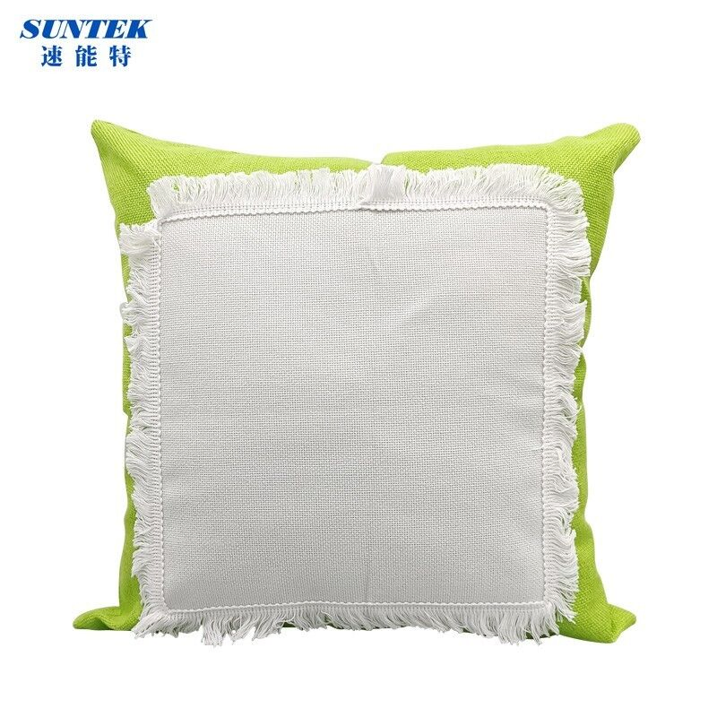 Custom Nordic 41cm Square Cotton and Linen Colorful Back Cushion Sofa Pillow Cover Pillowcase for Home Living Room Decorative