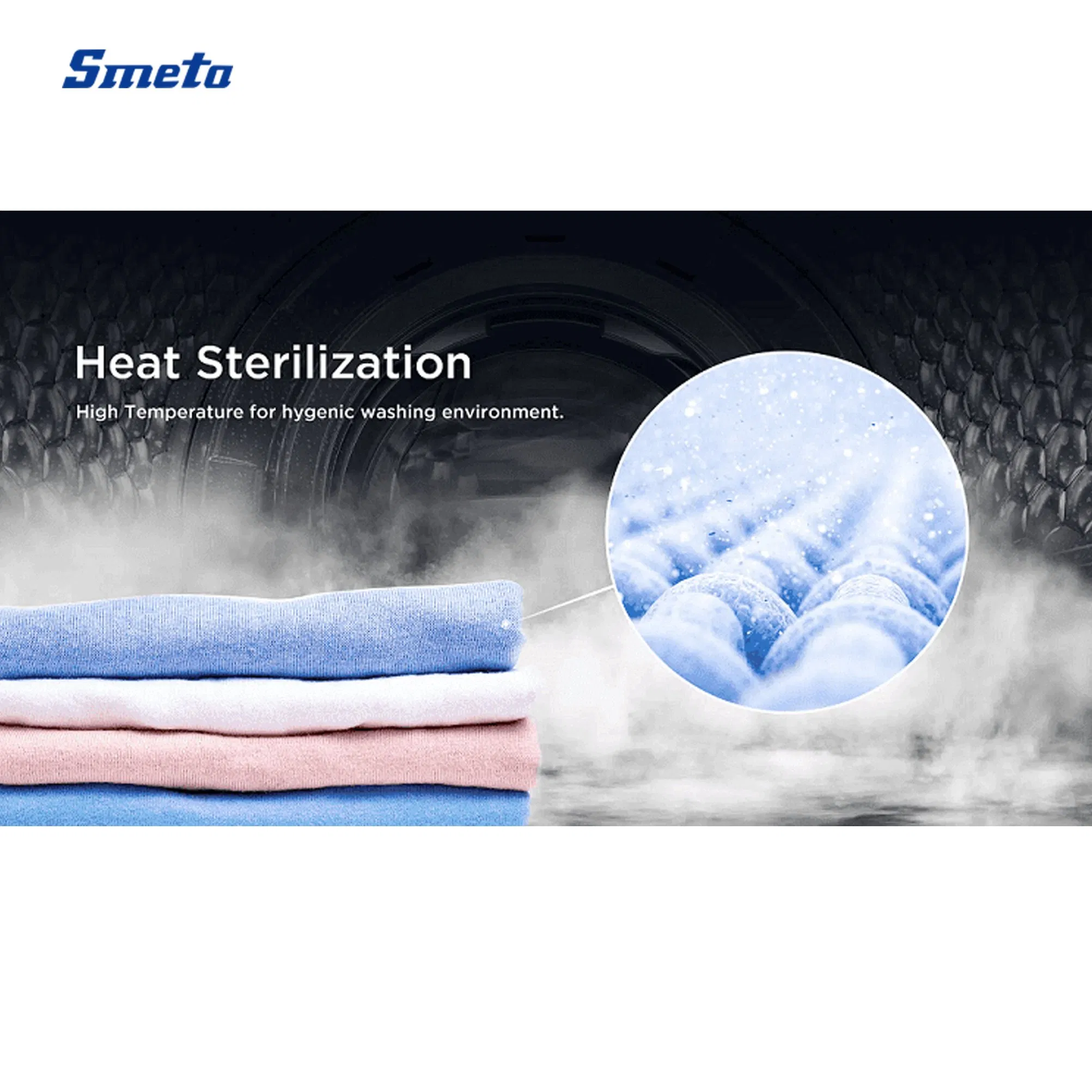 Smeta 10kg Professional Automatic Electric Home Front Loading Washing Machine