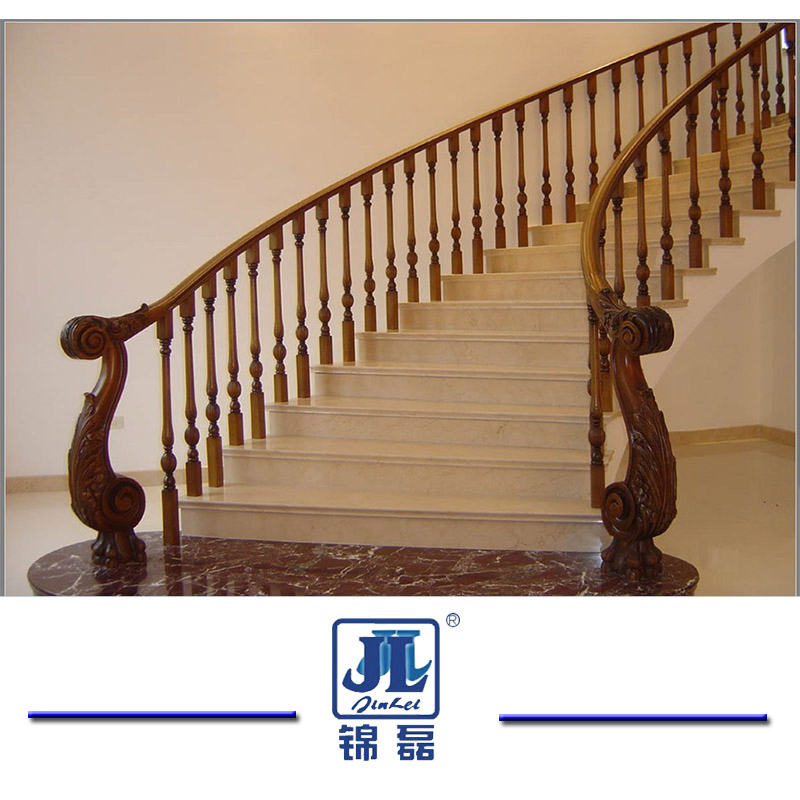 Light Grey Granite Rusty Yellow Granite Stone Indoor Staircase