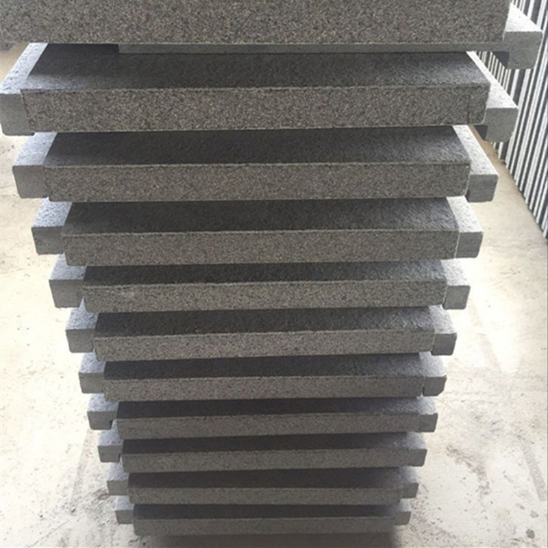 Dark Grey/Raven Granite Pool Coping Tile/Border with Bullnosed Edge