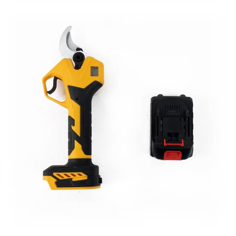 Cisivis 3.5cm Compact Portable Pruning Shears with LED Light for Precision Cutting in Low-Light Garden Environments