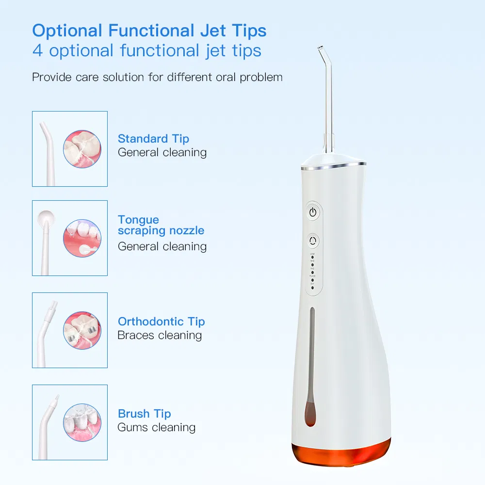 OEM Custom Waterproof Dental Water Flosser, Cleaning Teeth