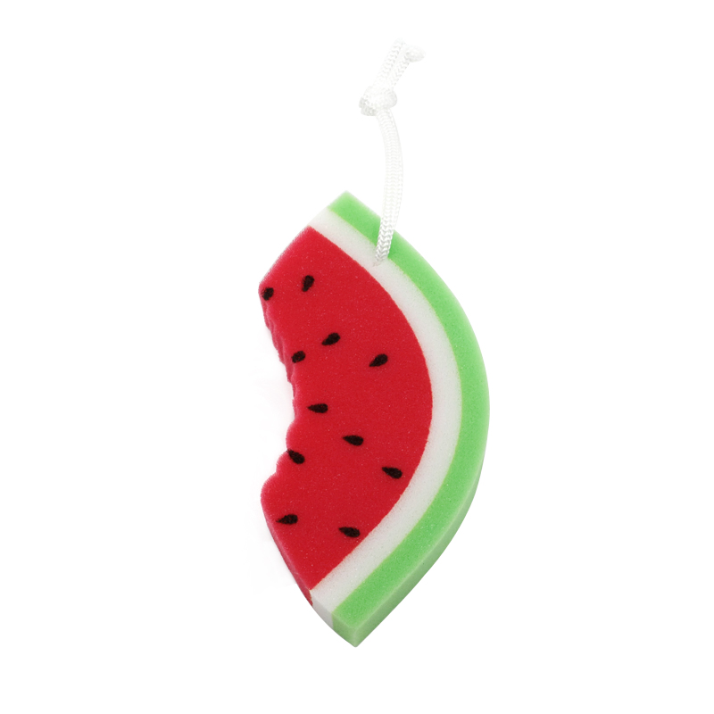 Strong Water Absorption Rich Foaming Watermelon Bath Sponge