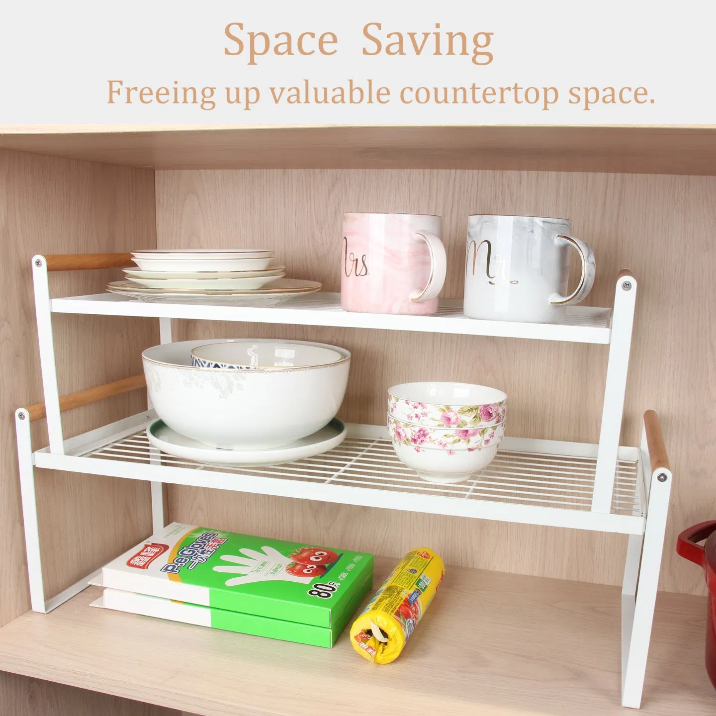 Металлическая стеллажная полка для кухни, 3 шт.