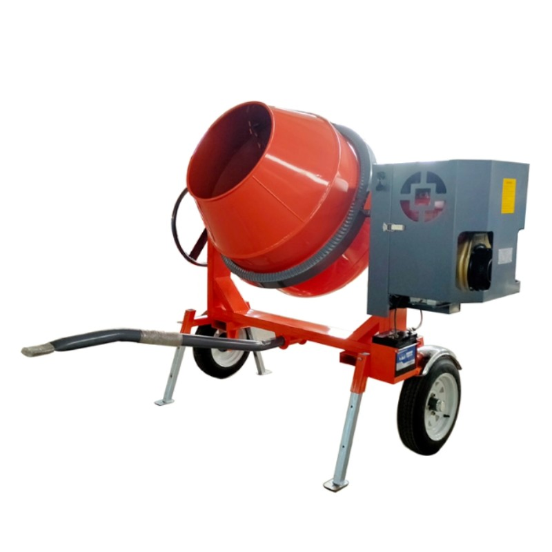 Portable Movable 400L 2 Bags Concrete Mixer Diesel Motor