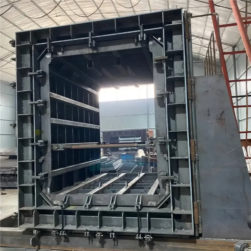Durable Rectangular Steel Formwork Concrete Box Culvert Mould High Quality Moulds