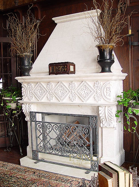 High Quality Marble Fireplace Double Fireplace for Home Decoration Double Fireplaces