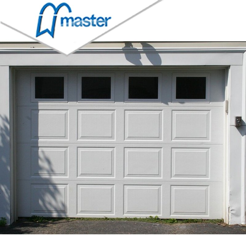 Modern Design Steel PU Foam Sandwich Panel Insulated Sectional Overhead Garage Door