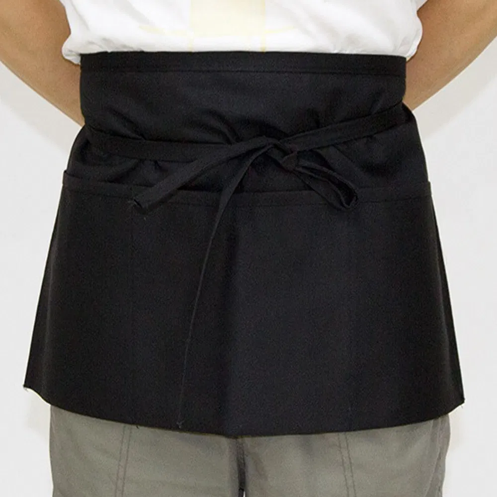 Different Color Polyester Cotton Waist Apron with Small Pouch