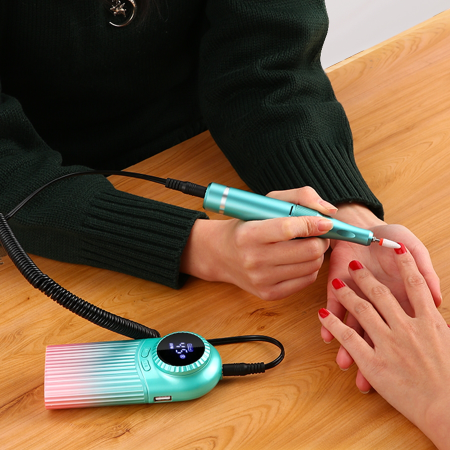 Duofu Rechargeable Nail Drill with Powerful Polishing & Versatile Attachments