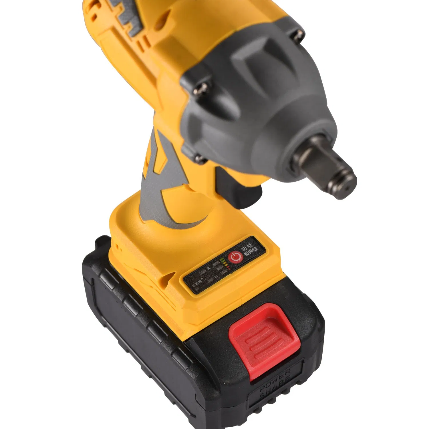 Ouou Power Tools Electric Lithium Battery Adjustable Cordless Impact Wrench Oo-Lw2001