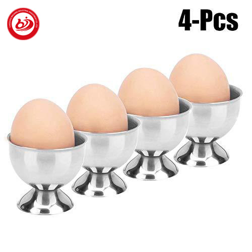 Wholesale Stainless Steel Egg Rack Stand Kitchen Restaurant Display Boiled Egg Cup Holder