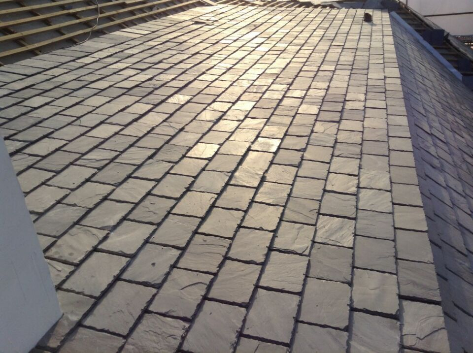 Black Slate Stone for Exterior Stone/Cladding Wall Texture Seamless Layer Overlap Roofing