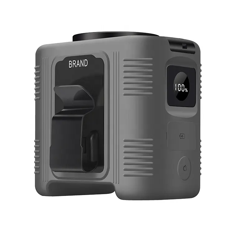 2025 Portable Waist Fan with 15000mAh Power Bank for Outdoor Sports Brushless Motor Low Noise with LED Light Private Mold