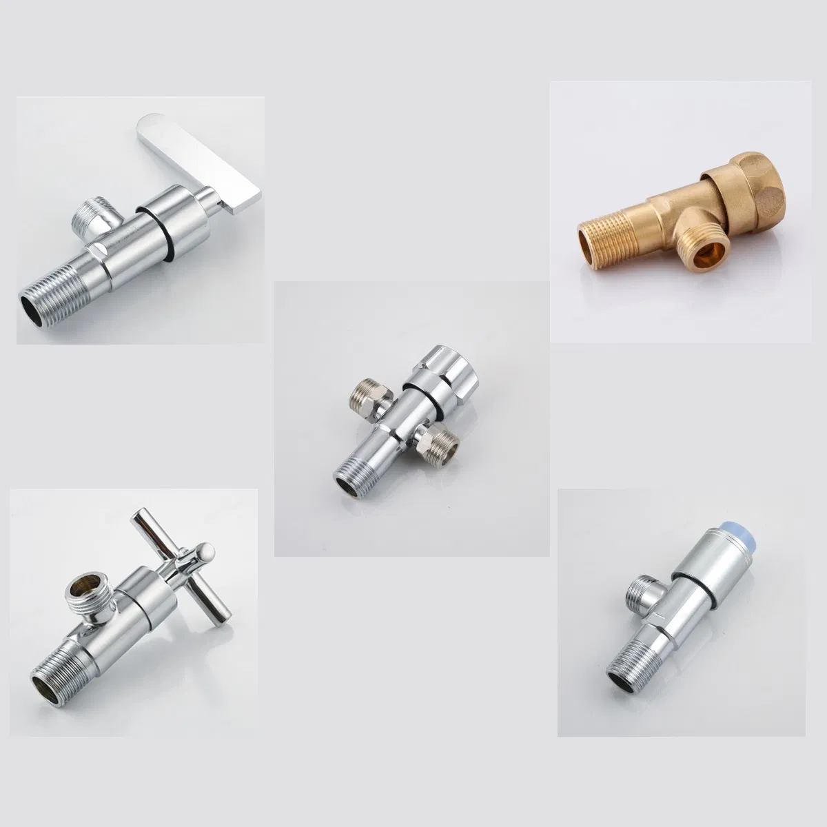 High Quality Bathroom Accessory Angle Valve Brass Flush Valve Traditional Design