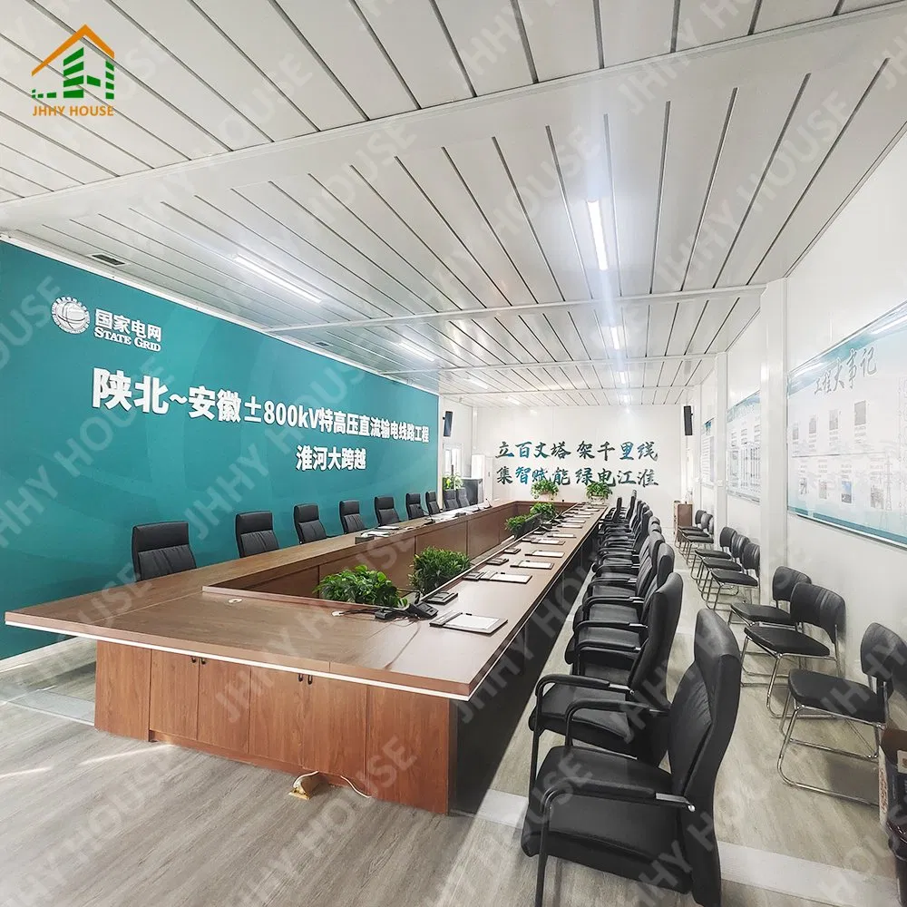 Direct Sales Flat Pack Container House State Grid Project Successful Showcase Prefab House
