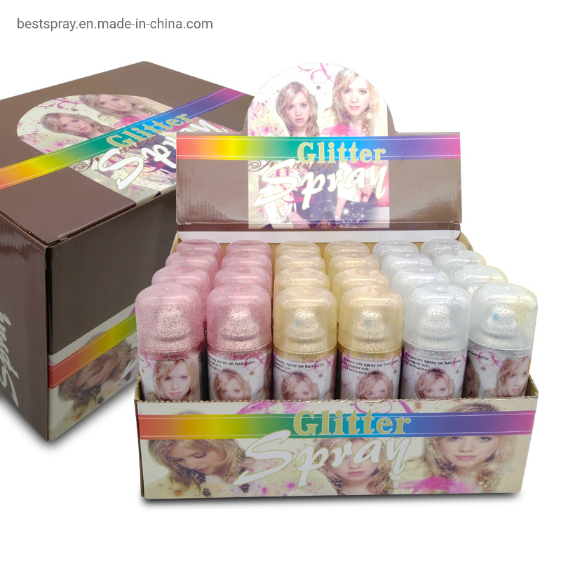 Hair Color Spray Hair and Body Glitter Dispenser Spray