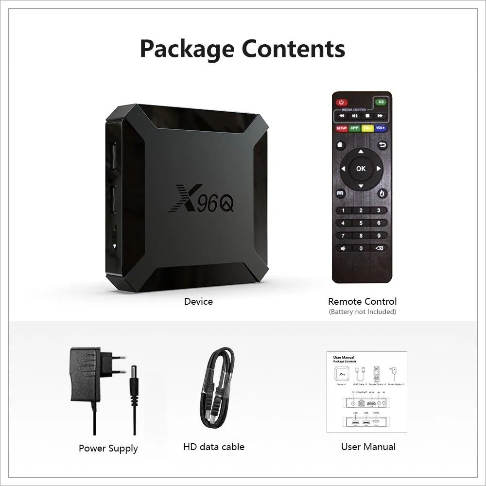 Smart New X96q Android TV Box Allwinner TV Set Top Box