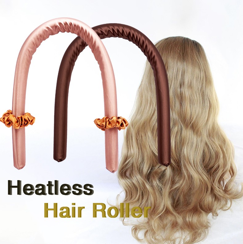 Heatless Hair Curler No Heat Silk Wave Forms Hair Curl Headband