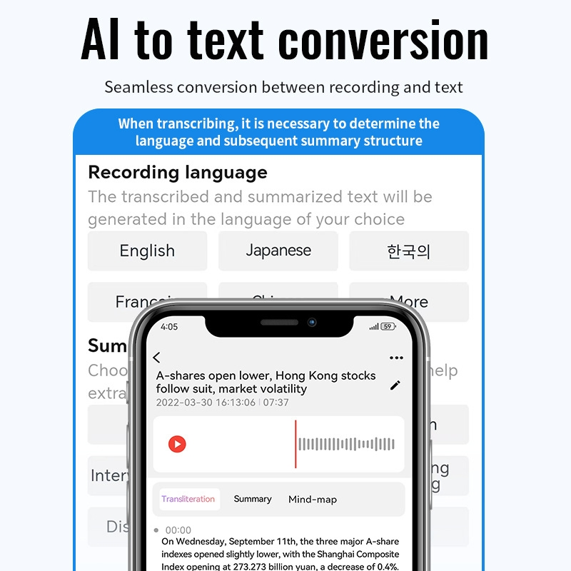 Умная ручка-диктофон с переводом и транскрипцией