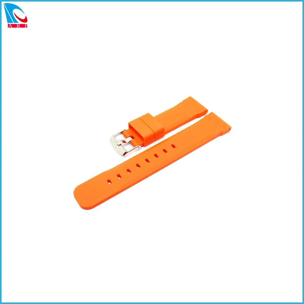 Customize Silicone Soft Strap with Stitching RoHS Approved