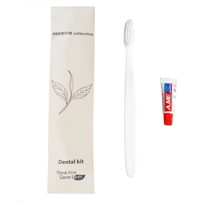 Disposable Hotel Amenities Kit Biodegradable Eco Friendly Hotel Supplies Amenities Guest Hygiene Set with Stone Paper