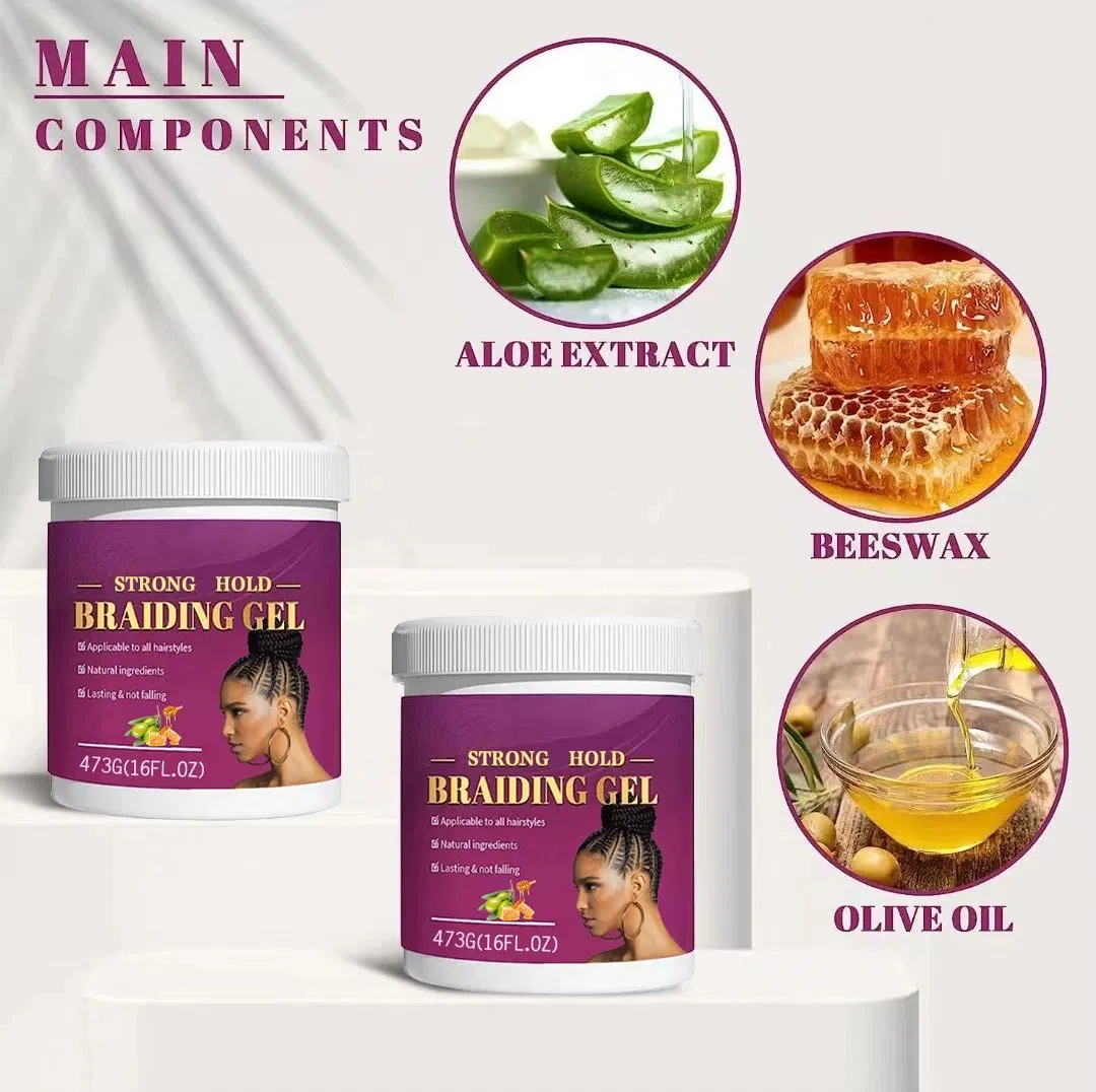 Braid Gel Hair Braid Gel Moisturizing Styling and Frizzy Dreadlocks Wax