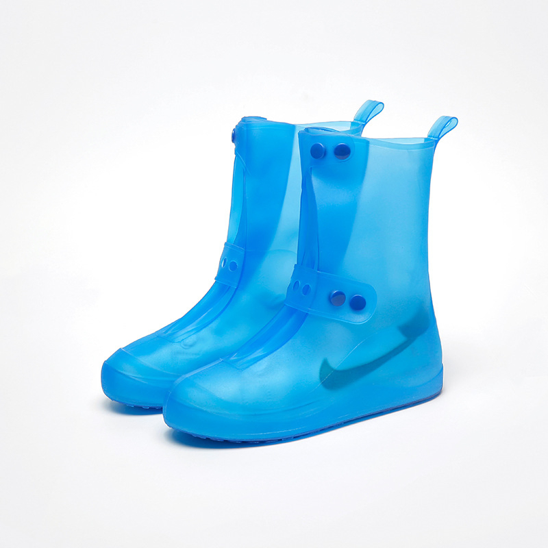 Silicone Rain Shoe Cover Waterproof and Anti-Slip for Outdoor Cycling Thickened Wear-Resistant