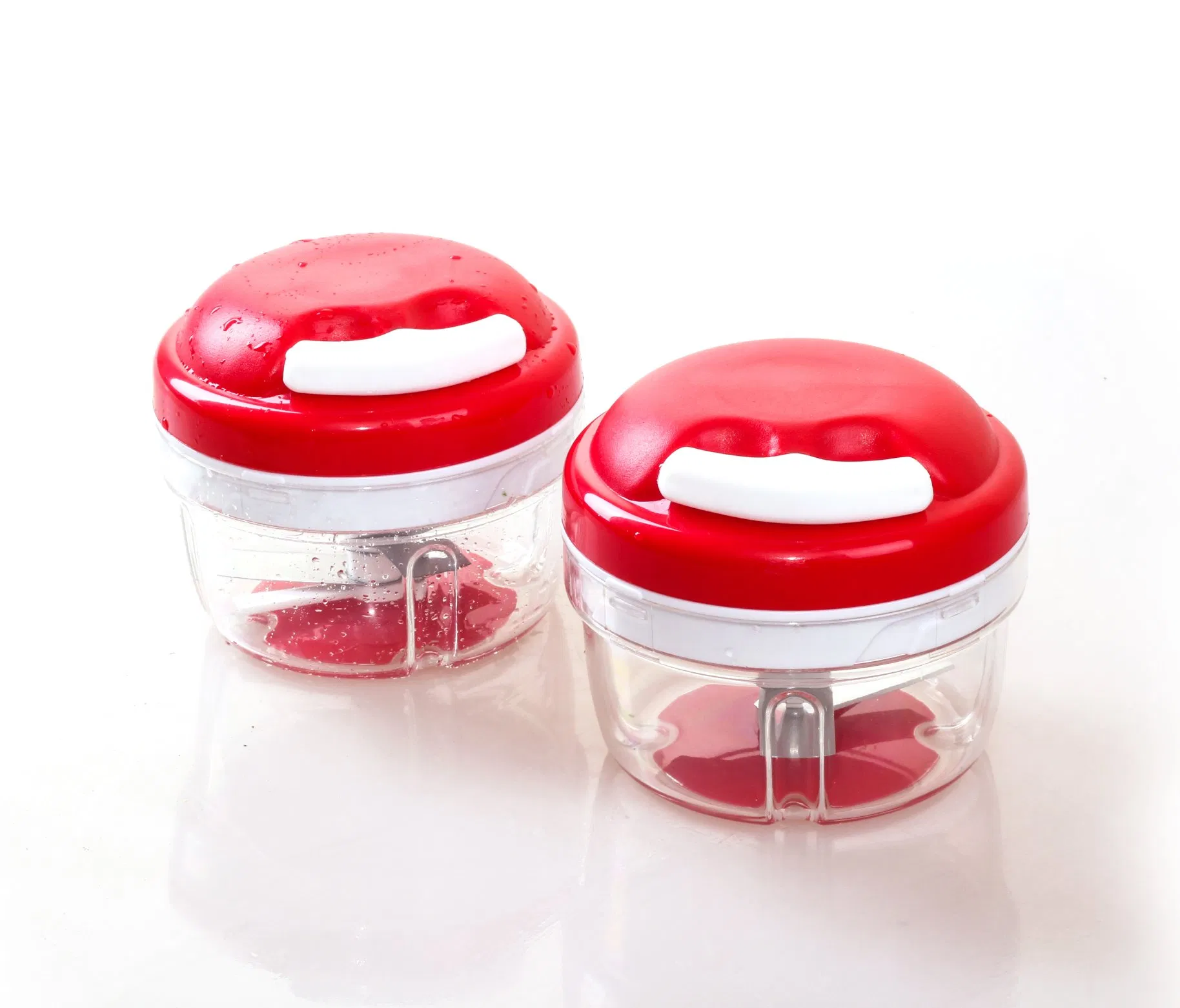 Vegetable Cutter Kitchen Gadget 330ml Mini Size Handy Pull Chopper, String Pulling Food Slicer and Chopper