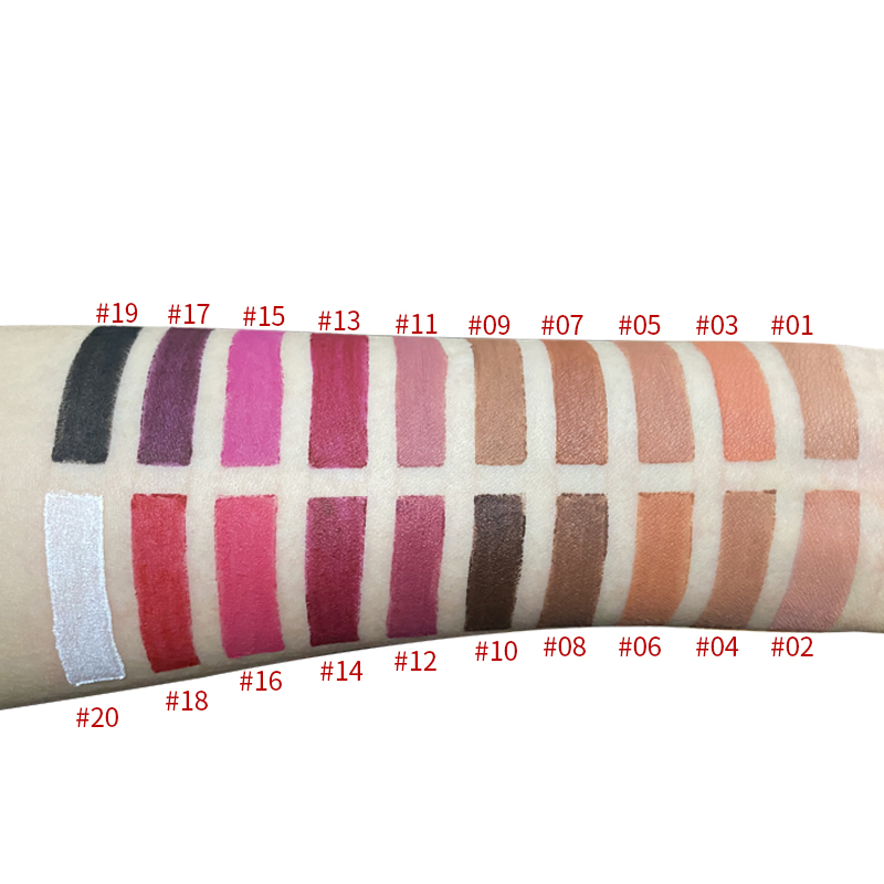 Vegan Natural Waterproof High Pigment Matte Finish Lipliner Pencil Lip Contour