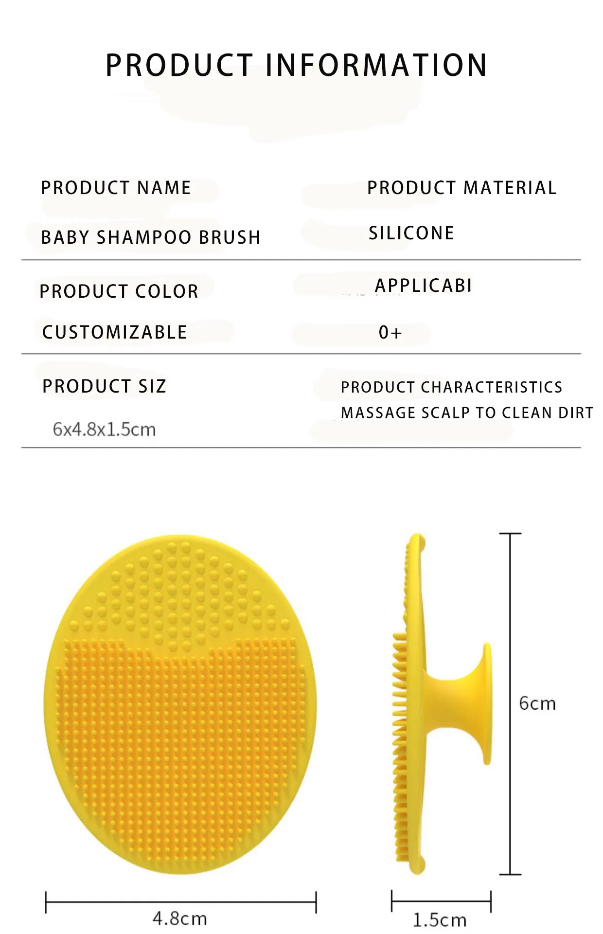 Compact Silicone Facial Cleansing Brush for Deep Cleaning