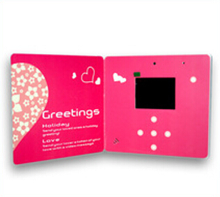LCD Video Card Brochure for Brand Promotion, Advertising, Greetng Card