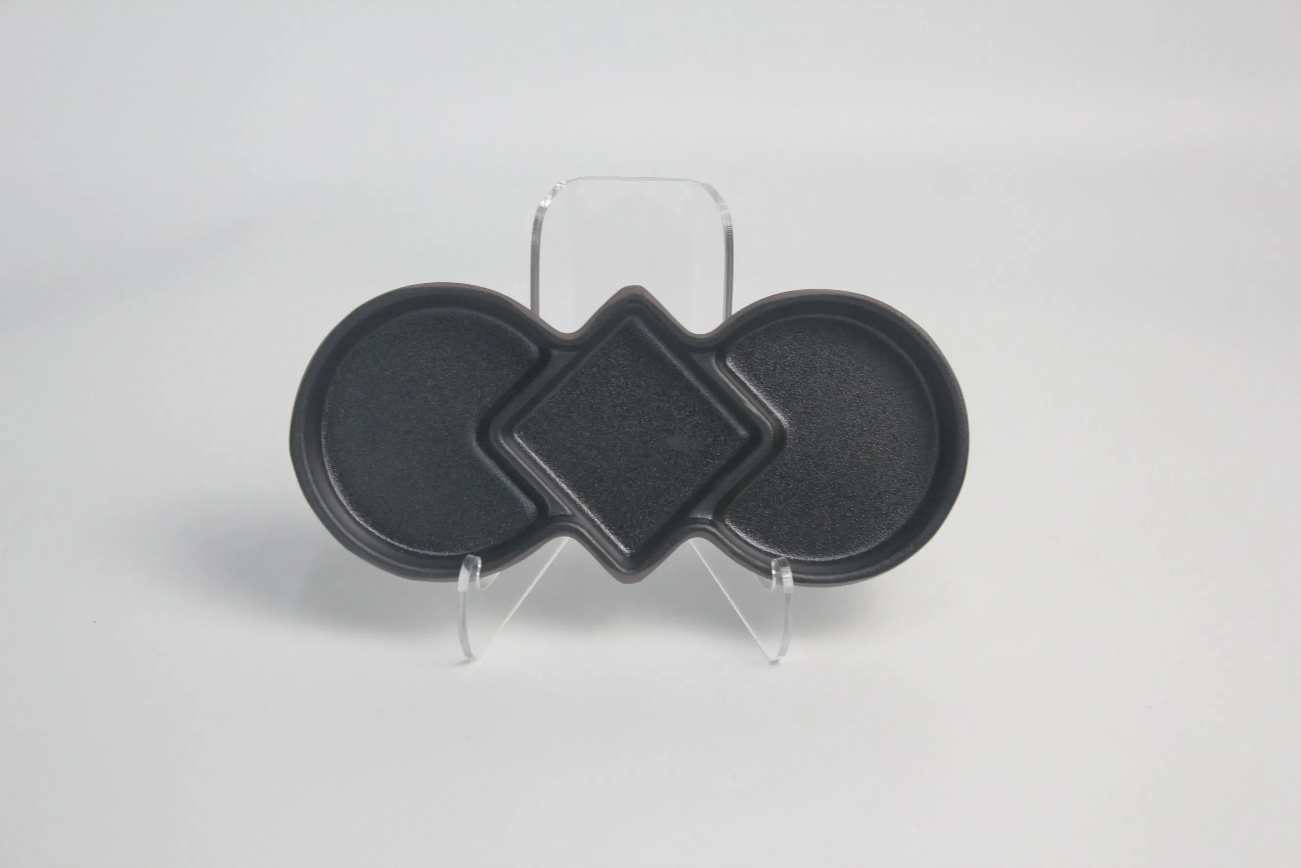 Three-Divided Melamine Sauce Dish Wholesale Sauce Dish Design Style Sauce Dish