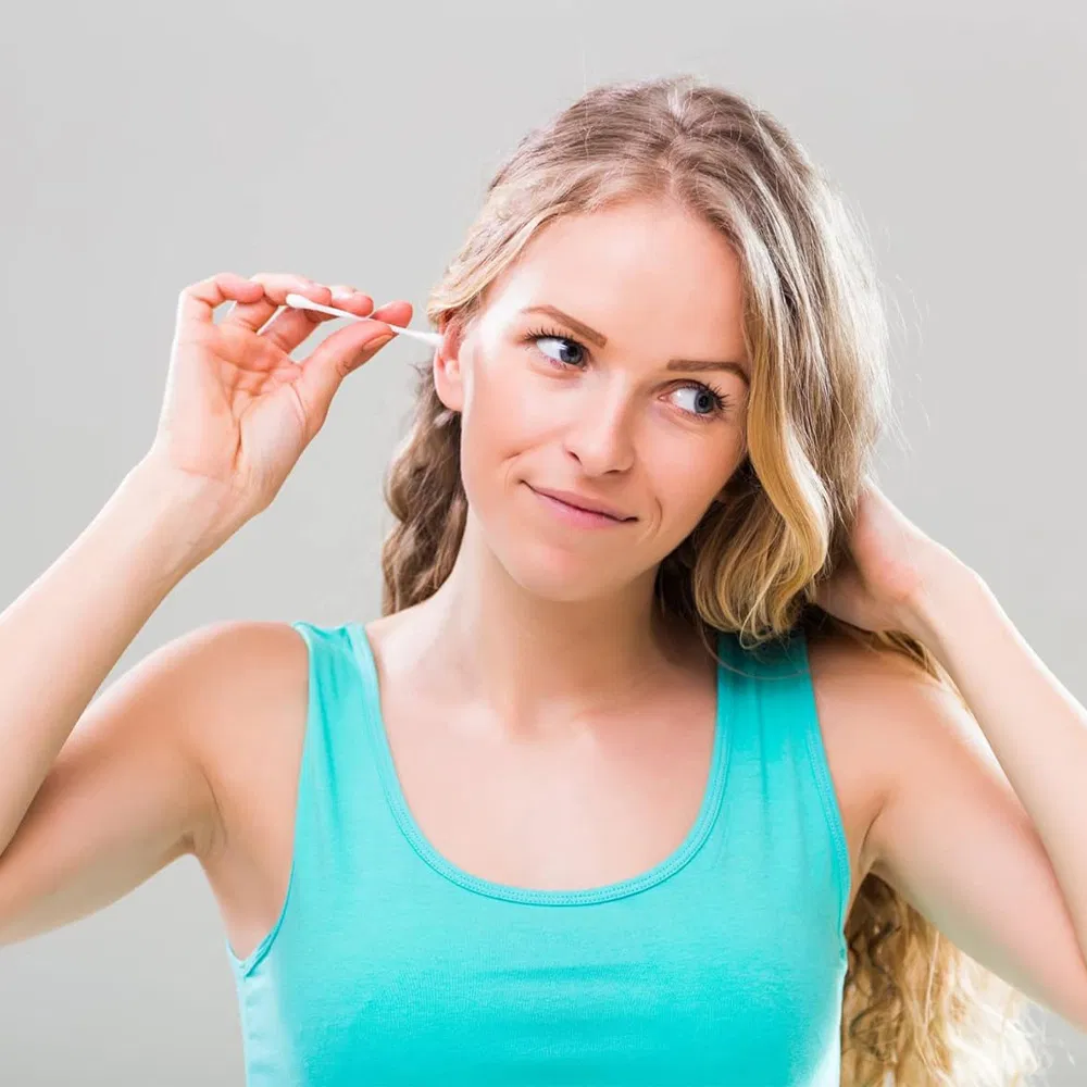 Wholesale Cotton Swabs Customized Size Bamboo Wood Stick Cotton Buds for Ear