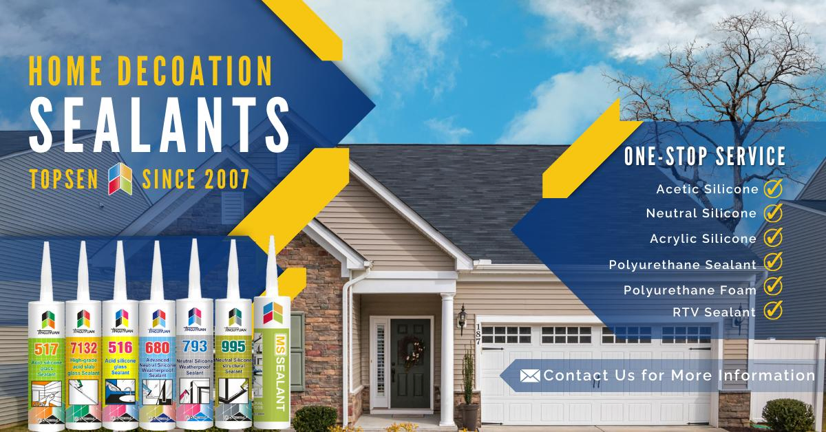 Fire Rated Door Heat Resistance Fireproof Silicon Sealant Metal Glue