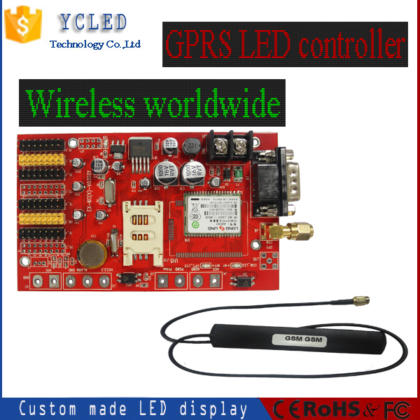 Worldwide GPRS Wireless LED Scrolling Message Board Controller